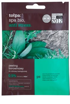 Tołpa Spa Bio Anti Stress tělový peeling s rašelinou