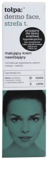 Tołpa Dermo Face T-Zone mattierende Creme mit feuchtigkeitsspendender Wirkung