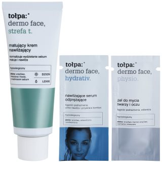 Tołpa Dermo Face T-Zone mattierende Creme mit feuchtigkeitsspendender Wirkung