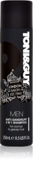 TONI&GUY Men champô e condicionador 2 em 1 anti-caspa