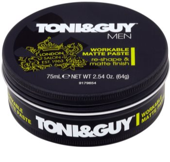TONI&GUY Men оформяща паста с матиращ ефект