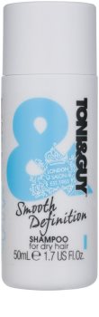 TONI&GUY Smooth Definition shampoo lisciante per capelli secchi e ribelli