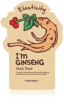 TONYMOLY I'm GINSENG Cellaag Masker voor Intensieve Gezichts Versteviging en Verheldering