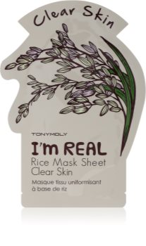 TONYMOLY I'm REAL Rice verhelderende sheet mask