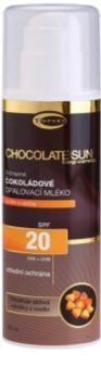 Topvet Chocolate Sun mleczko do opalania SPF 20