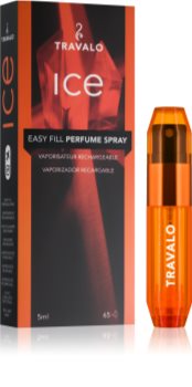 Travalo Ice plniteľný rozprašovač parfémov unisex 5 ml Orange