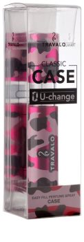 Travalo Classic Recipient de plastic pentru parfum reîncărcabil. unisex Camouflage Pink