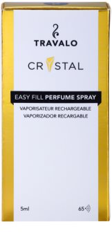 Travalo Crystal Gold plnitelný rozprašovač parfémů unisex 5 ml