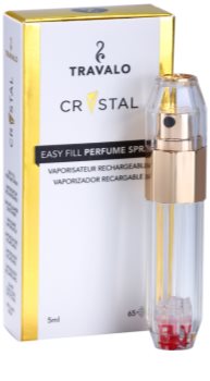 Travalo Crystal Gold plnitelný rozprašovač parfémů unisex 5 ml