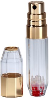 Travalo Crystal Gold plnitelný rozprašovač parfémů unisex 5 ml
