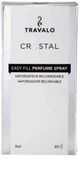 Travalo Crystal Silver Refillable Atomiser unisex 5 ml
