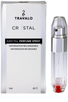 Travalo Crystal Silver Refillable Atomiser unisex 5 ml