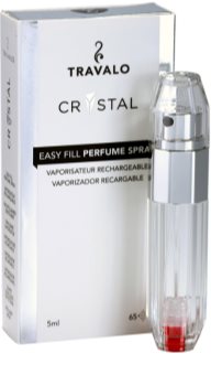 Travalo Crystal Silver Refillable Atomiser unisex 5 ml