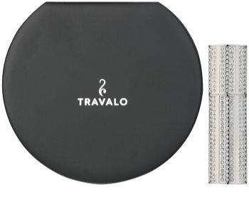 Travalo Divine szórófejes parfüm utántöltő palack unisex 5 ml Swarovski kristállyal Silver