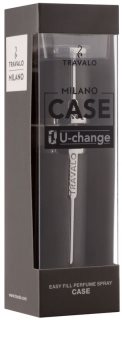 Travalo Milano Case U-change Μεταλλική θήκη για ψεκαστήρα αρωμάτων unisex Grey