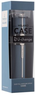 Travalo Milano Case U-change metal case for refillable atomiser unisex Light Blue