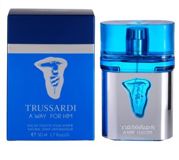 Trussardi A Way For Him toaletní voda pro muže 50 ml + ( mini Trussardi A Way For Her EDT 1,5 ml)