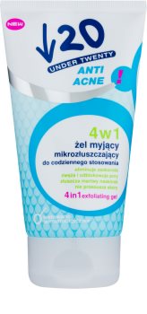Under Twenty ANTI! ACNE Reinigungsgel, Peeling und Gesichtsmaske 3in1