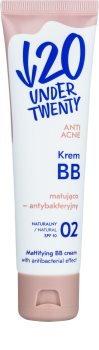 Under Twenty ANTI! ACNE матуюючий ВВ крем SPF 10