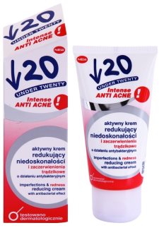 Under Twenty ANTI! ACNE INTENSE krem aktywny do skóry z niedoskonałościami