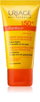 Uriage Bariésun creme solar facial sem perfume SPF 50+