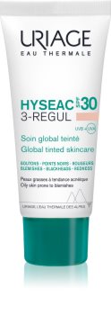 Uriage Hyséac 3-Regul komplexní tónovaná péče proti nedokonalostem pleti SPF 30