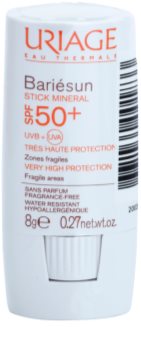 Uriage Bariésun stick mineral protetor para as áreas sensíveis SPF 50+