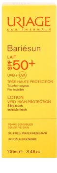 Uriage Bariésun hodvábne jemné ochranné mlieko na tvár a telo SPF 50+