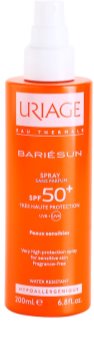 Uriage Bariésun sprej na opalování bez parfemace SPF 50+
