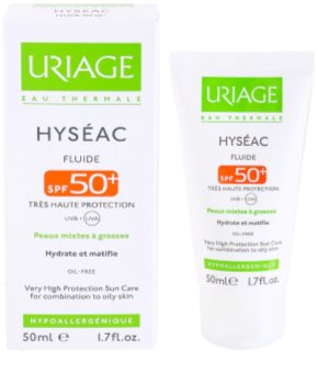 Uriage Hyséac fluido hidratante com efeito mate SPF 50+