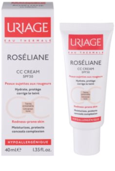 Uriage Roséliane CC Creme für empfindliche Haut mit der Neigung zum Erröten