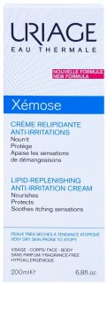 Uriage Xémose ліпідовідновлюючий заспокоюючий крем для дуже сухої та чутливої, атопічної шкіри