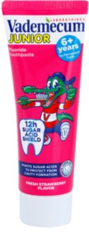 Vademecum Junior pasta de dentes para crianças com sabor de morango