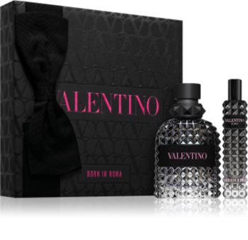 valentino valentino uomo born in roma intense woda toaletowa 50 ml   zestaw