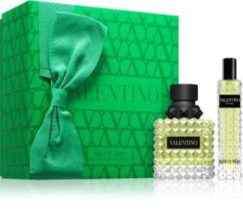 valentino valentino donna born in roma green stravaganza woda perfumowana 50 ml   zestaw