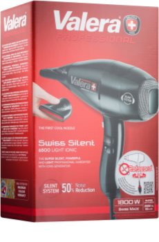 Valera Swiss Silent 6500 Light Ionic Rotocord asciugacapelli professionale con ionizzatore protezione colore