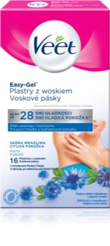 Veet Easy-Gel Depilatory Wax Strips For Armpits Area for Sensitive Skin