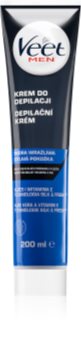 Veet Men Silk & Fresh crème dépilatoire hydratante pour peaux sensibles