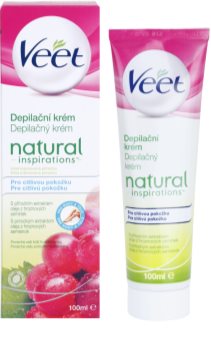 Veet Natural Inspirations crema depilatoare pentru piele sensibila