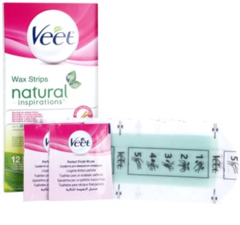 Veet Natural Inspirations depilacijski trakovi za normalno in suho kožo