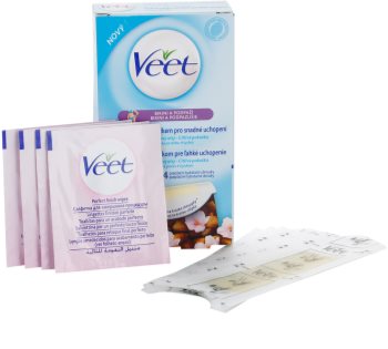 Veet Wax Strips воскові смужки для депіляції лінія бікіні та пахви