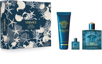versace eros woda perfumowana 100 ml   zestaw 