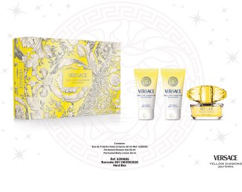 versace yellow diamond woda toaletowa 50 ml   zestaw  
