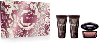 versace crystal noir woda perfumowana 50 ml   zestaw 