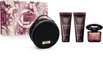versace crystal noir woda perfumowana 90 ml   zestaw 