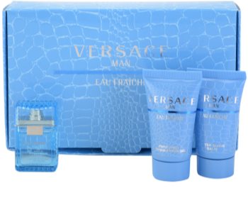 Versace Man Eau Fraîche zestaw upominkowy tester dla mężczyzn 3 szt.