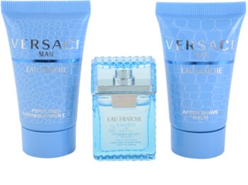 Versace Man Eau Fraîche zestaw upominkowy tester dla mężczyzn 3 szt.