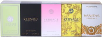Versace Mini Gift Set III. Versense + Vanitas + Crystal Noir + Bright Crystal + Yellow Diamond