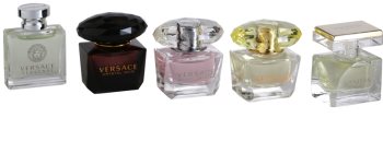Versace Mini Gift Set III. Versense + Vanitas + Crystal Noir + Bright Crystal + Yellow Diamond