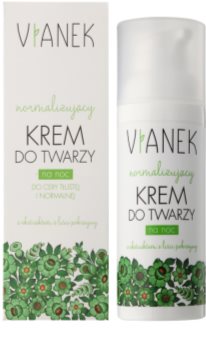 Vianek Energizing normalizující noční krém pro normální až mastnou pleť